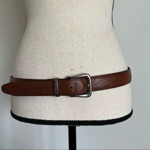 Vintage Handcrafted in America Genuine Leather Lined Brown Belt Size 36